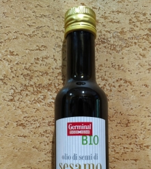 Фото 2 Кунжутное масло Germinal Bio olio di semi di sesamo Италия Первый холодный отжим Источник кальция Омега 250 мл