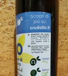 Фото 1 Lino olio vergine di semi di lino Limone Сrudolio Vergini Масло льна с лимоном Льняное масло Италия 250 мл