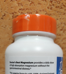 Фото 1 Магний 100мг с высокой степенью усвоения 120табл Magnesium 100mg Doctor's best Магний Сон Микроэлемент США