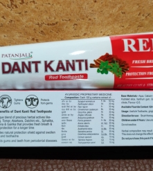 Фото 1 Зубная паста Дант Канти Ред Патанджали Dаnt Kanti Red Patanjali 100 гр Комплексный уход за зубами и деснами, Индия