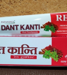 Фото 2 Зубная паста Дант Канти Ред Патанджали Dаnt Kanti Red Patanjali 100 гр Комплексный уход за зубами и деснами, Индия