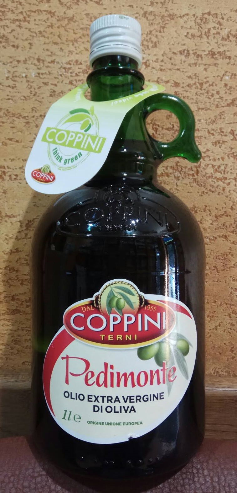 Оливковое масло Coppini Pedimonte Olio Extra Vergine di oliva высокое качество, первый холодный отжим, Италия, 1 л