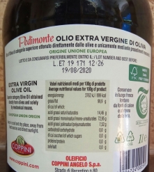 Фото 3 Оливковое масло Coppini Pedimonte Olio Extra Vergine di oliva высокое качество, первый холодный отжим, Италия, 1 л