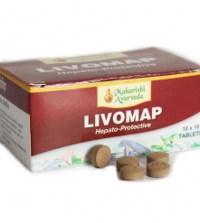 Фото 1 Ливомап Livomap - отличный гепатопротектор + желчегонное, 100 табл. Индия
