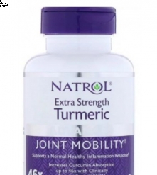 Фото 3 Куркума Турмерик 285 мг Natrol Extra Strength Turmeric 60 капс Природный антибиотик Диабет Астма Анемия От рака, США