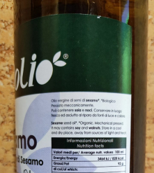 Фото 3 Кунжутное масло Crudolio olio di semi di sesamo Италия первый холодный отжим, отменное качество, кальций и витамины!!! 500 мл.