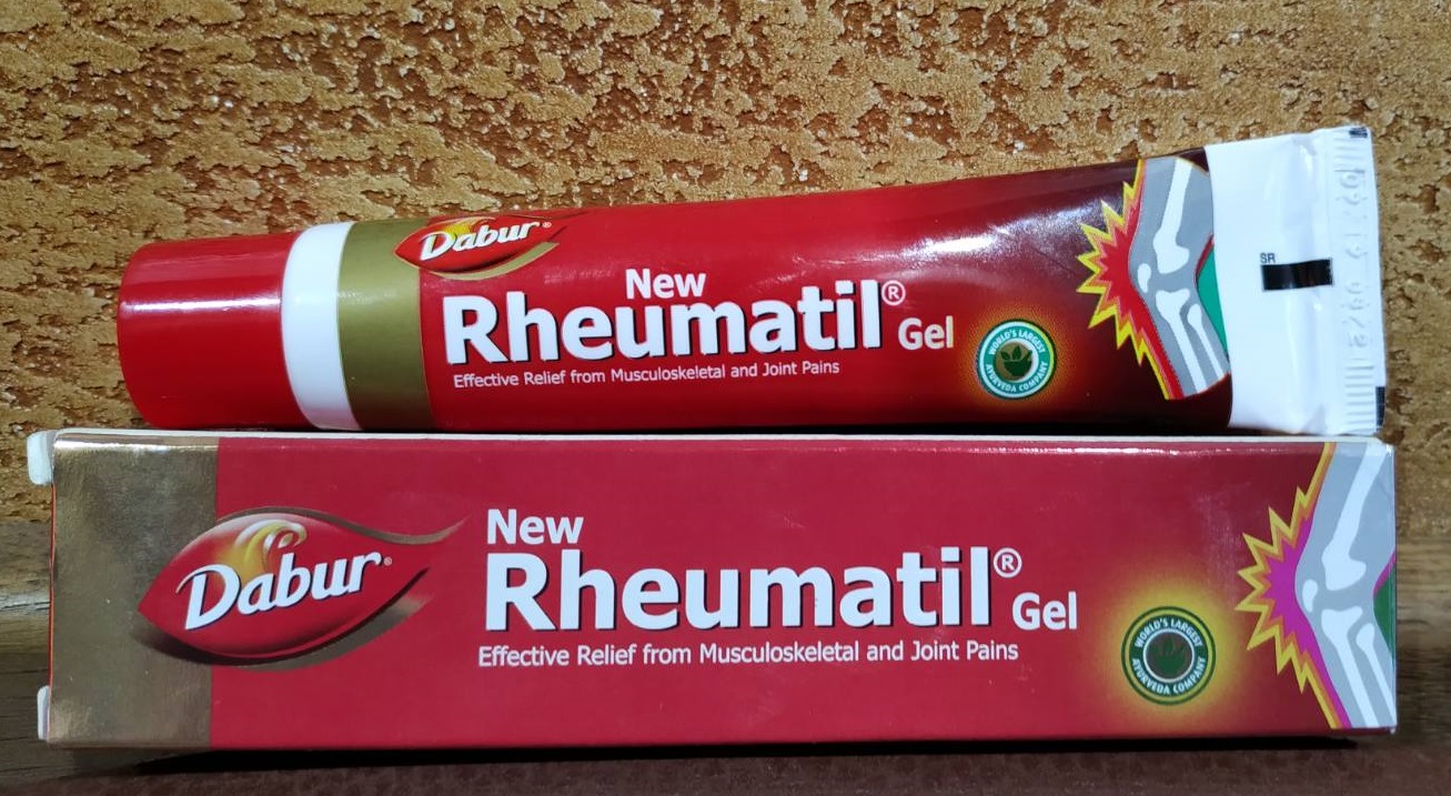 Dabur rheumatil gel Ревматил для суставов снимает боль отеки мышц артрит прогревает при простуде 30 гр Индия