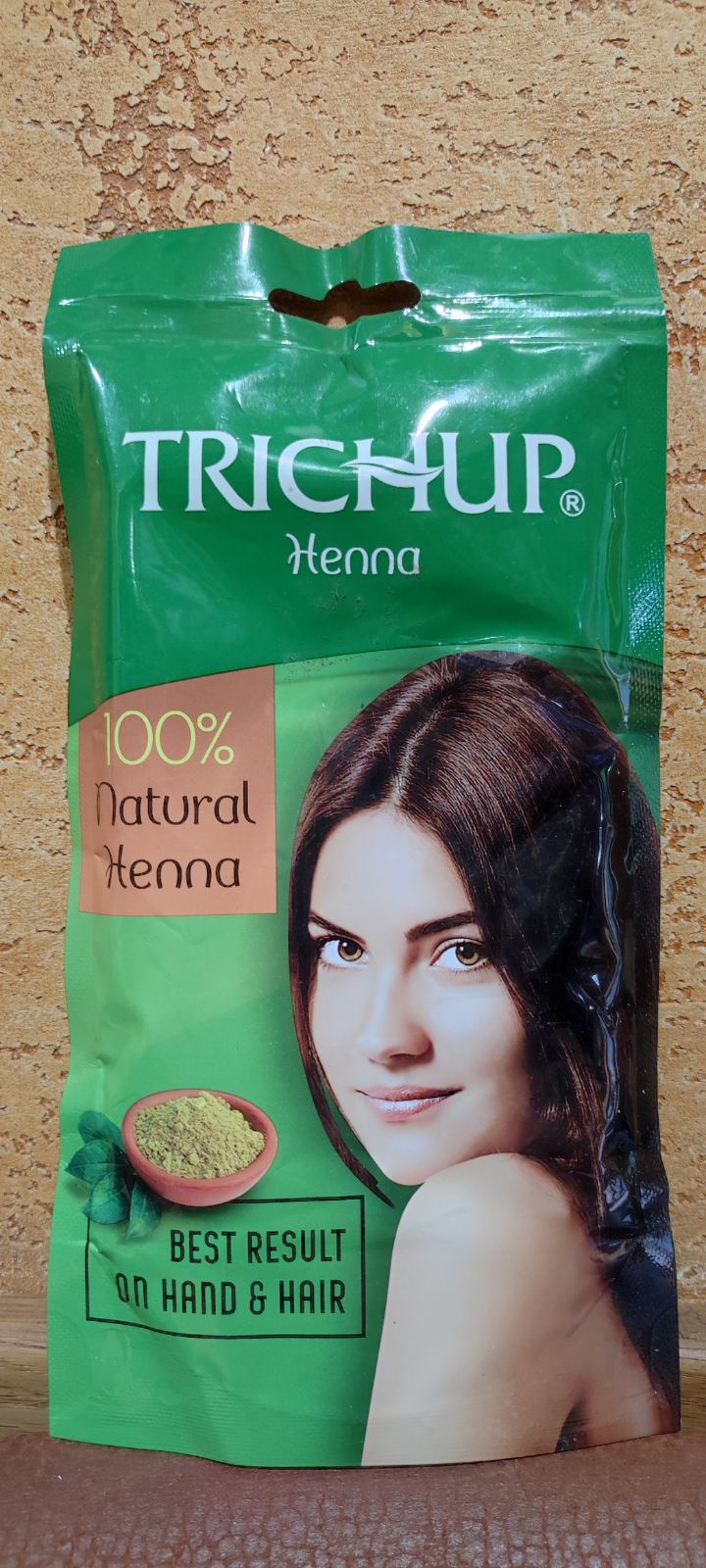 Хна для волос Тричуп 100 гр Васу Trichup henna powder Vasu Окрашивание волос Укрепление корней Натуральная