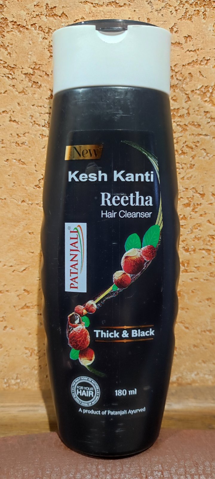Шампунь Патанджали Ритха для укрепления волос Кеш канти Reetha  Hair Cleanser Патанджали аюрведа Kesh Kanti Patanjali 200 мл.
