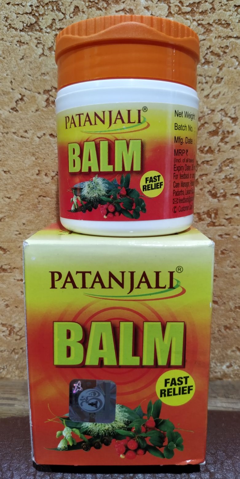 Patanjali Balm Fast relief 25g Индия обезболивающий крем, снятие и устранение боли: мышцы, спина, суставы, связки, Индия Фаст релиф