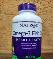 Фото 3 Рыбий жир с маслом лимона 150 капсул Омега3 Natrol Omega-3 Fish Oil 1000 mg США