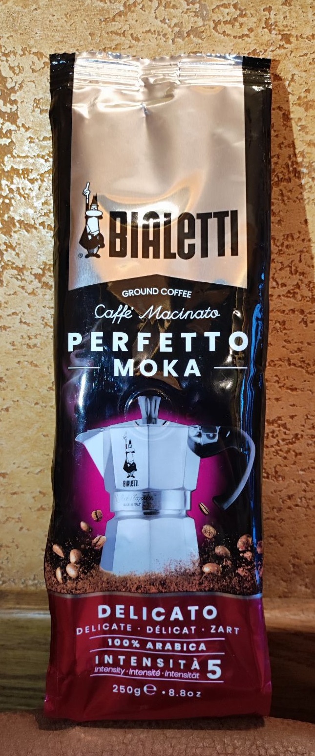 Кофе молотый Bialetti perfetto moka delicato intensita 5 Италия 250 гр Средняя обжарка 100% арабика