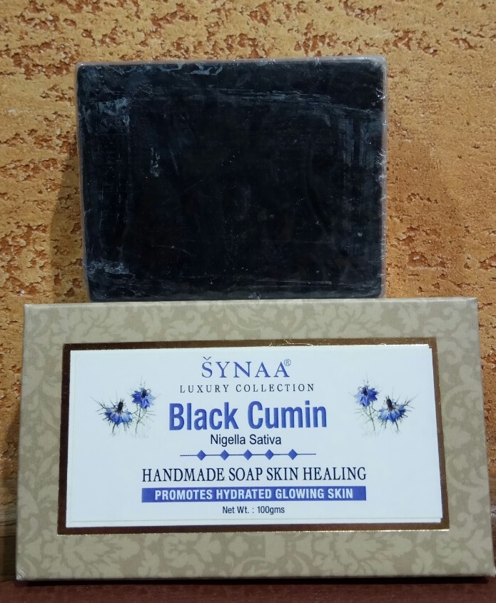 Synaa мыло черный тмин ручной работы ежедневное, витаминизированное и обогащенное, отличное мыло! 100 гр Индия