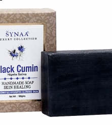 Фото 2 Synaa мыло черный тмин ручной работы ежедневное, витаминизированное и обогащенное, отличное мыло! 100 гр Индия