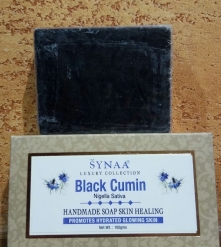 Фото 4 Synaa мыло черный тмин ручной работы ежедневное, витаминизированное и обогащенное, отличное мыло! 100 гр Индия
