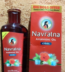 Фото 4 Масло Навратна 200 мл Navratna cool Hair Oil Для массажа головы и тела, для волос, для мышц и суставов