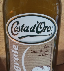 Фото 1 Масло оливковое Costa d'Oro integrale первого холодного отжима, нефильтрованное, 0,75 л.