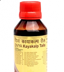 Фото 1 Масло для тела Divya Kayakalp Taila уход за кожей: псориаз, экзема, зуд, раны, противоинфекционное, 100 мл. Индия