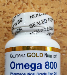 Фото 3 Омега 800 Рыбий жир 30 капсул Премиального качества California Gold Nutrition Для сердца От холестерина США