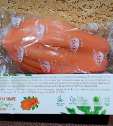 Фото 1 Мыло папайя 150 гр Papaya soap apapa Отбеливающее с витамином Е Пигментация Осветление Питание кожи Очищает
