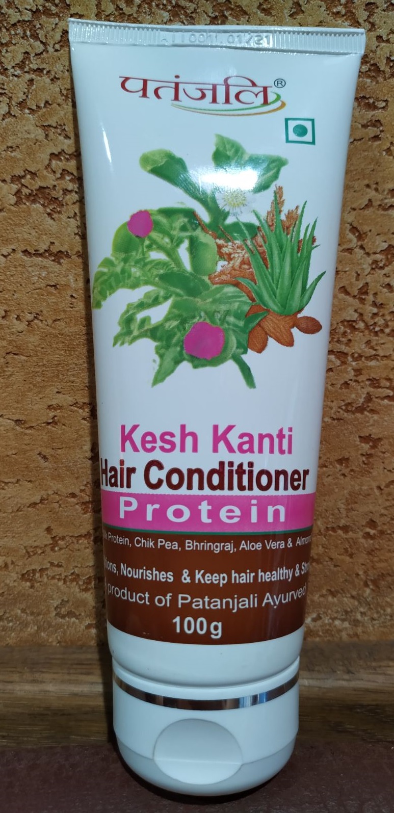 Кондиционер Патанджали для сухих и поврежденных волос Протеин 100 гр Patanjali hair conditioner Protein Kesh kanti Индия