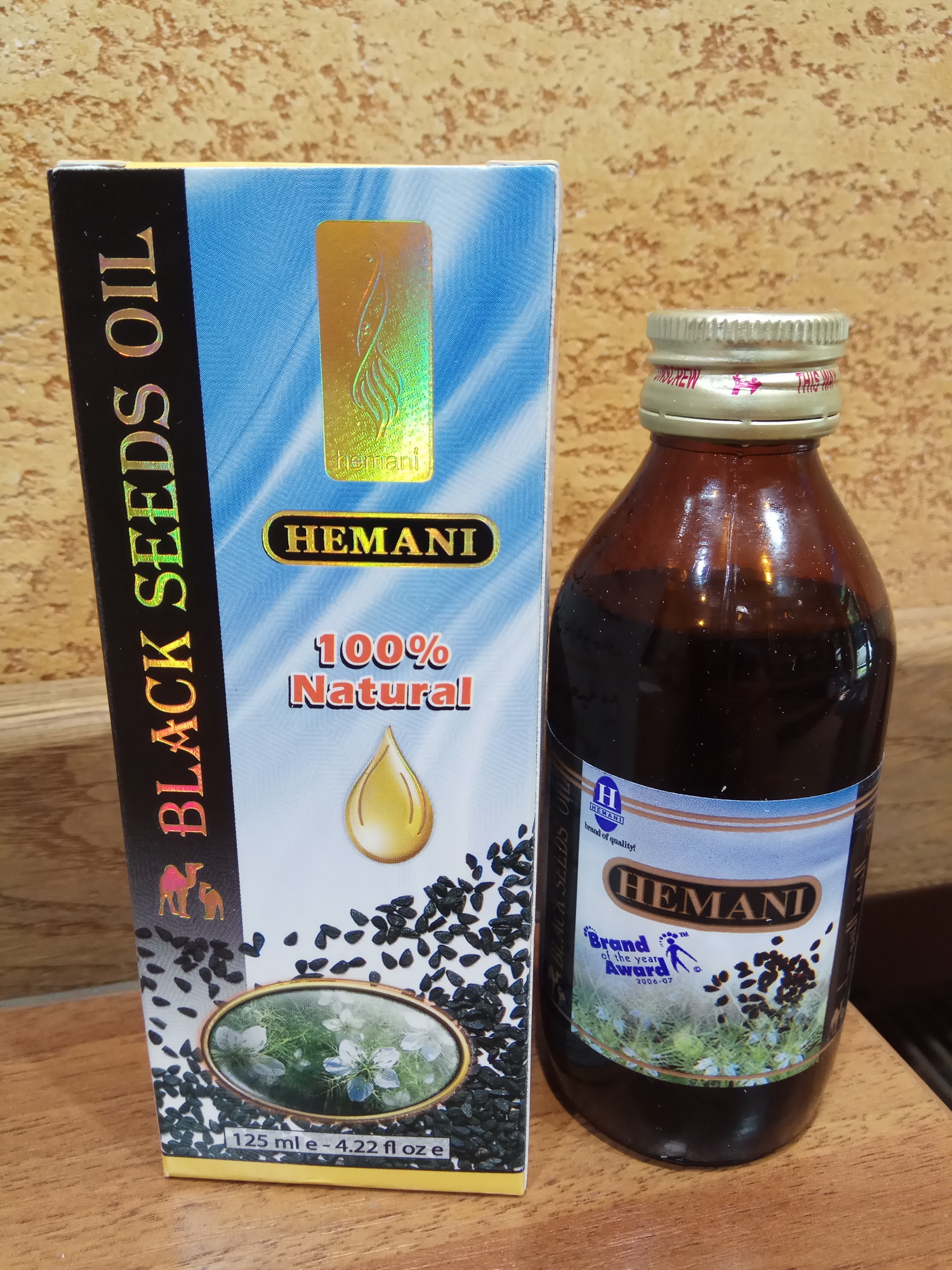 Масло черного тмина HEMANI, Пакистан - сильный иммунитет, здоровый организм , 125 мл. Черный тмин масло 100%