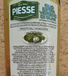 Фото 3 Оливковое масло Piesse Fruttato Medio Equilibrato Olio Extra Vergine di oliva Италия 1л Первый холодный отжим