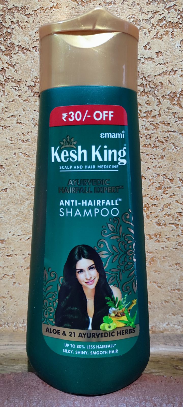 Кеш кинг шампунь Против выпадения волос Emami Kesh king Anti-Hairfall Shampoo Травяной оздоравливающий Индия 200мл