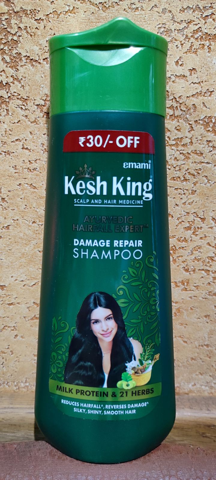 Кеш кинг шампунь Восстановление волос Emami Kesh king Damage Repair Shampoo Травяной оздоравливающий Индия 200мл