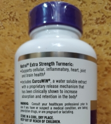 Фото 1 Куркума Турмерик 285 мг Natrol Extra Strength Turmeric 60 капс Природный антибиотик Диабет Астма Анемия От рака, США