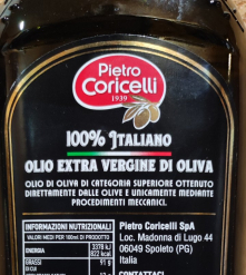 Фото 2 Оливковое масло Pietro Coricelli Olio Extra Vergine di oliva первый холодный отжим Италия 750мл