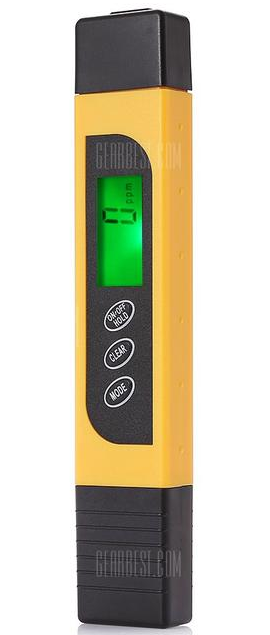 ТДС цветной (YL-TDS2-A) МЕТР - современный прибор для измерения жесткости воды, цветной индикатор, 1 шт.