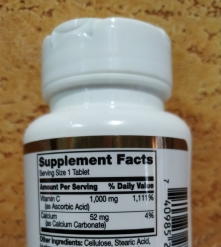 Фото 1 Витамин С и Кальций Vitamin C 1000 mg 21 century - аскорбиновая кислота, антиоксидант, защита, иммун 60 табл США