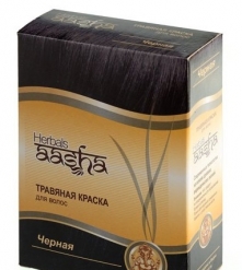 Фото 4  НАТУРАЛЬНАЯ аюрведическая травяная краска для волос на основе хны Ааша Aasha Herbals цвет АССОРТИМЕНТ, 6 пак. Индия