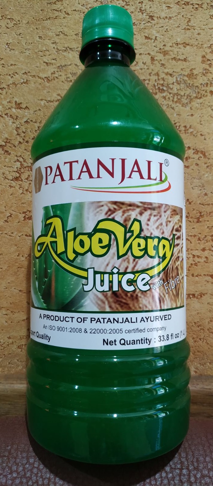 Алоэ Вера сок с мякотью 1 л Индия Патанджали Aloe Vera Juice Patanjali Детокс организма, Холестерин, Давление