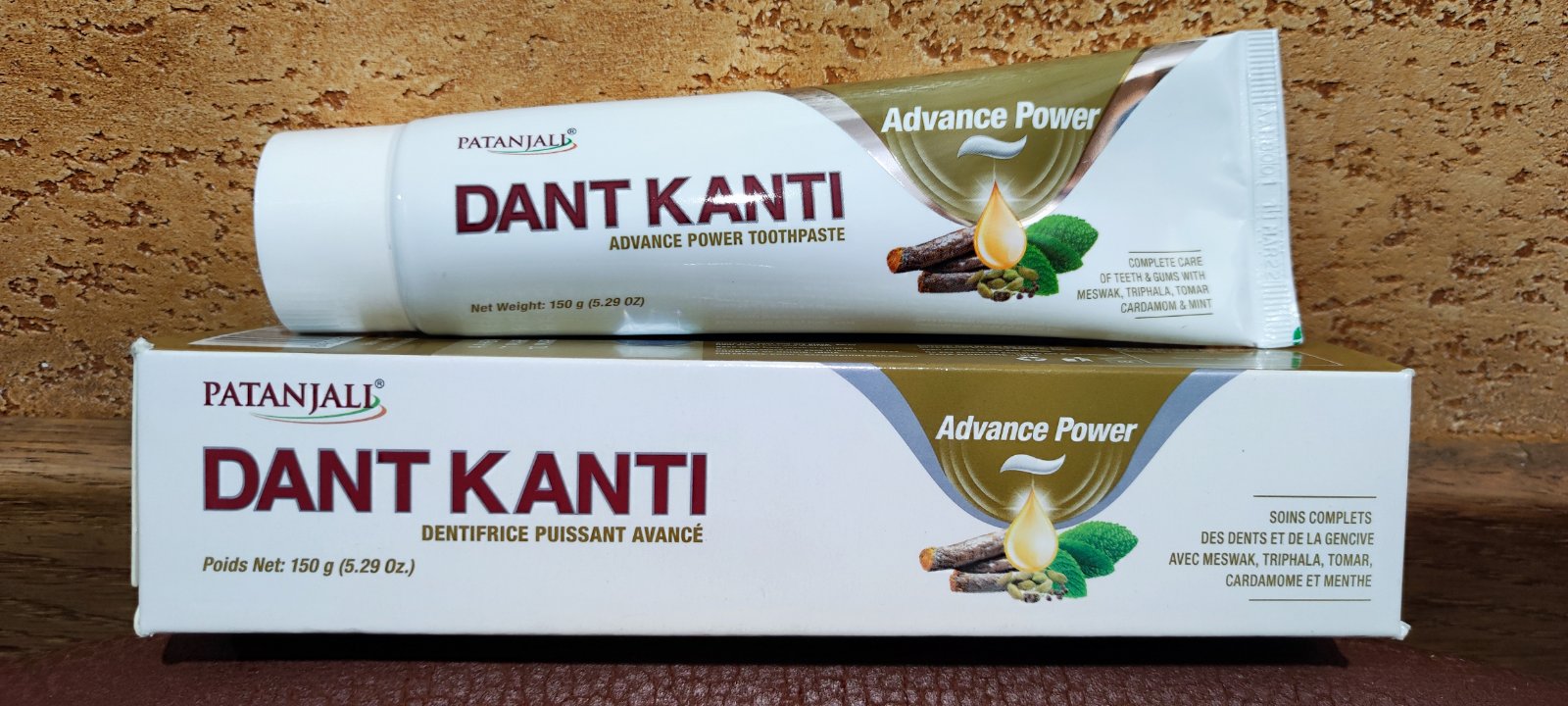 Зубная паста Дант Канти Advance power Dant Kanti Patanjali Улучшенная сила 150 гр