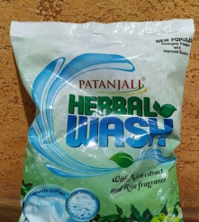 Фото 2 Натуральный Стиральный порошок гипоаллергенный с экстрактами растений Патанджали Инд 1 кг Herbal Wash Patanjal