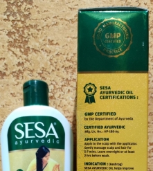 Фото 1 Сеса масло для укрепления волос Sesa hair oil 200мл Стимулирует рост волос, При выпадении волос, Для кожи головы, Индия