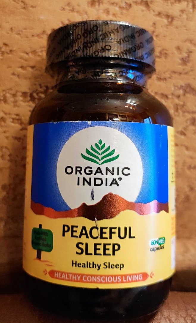 Писфул слип Спокойный сон 60 капс Organic india Peaceful sleep Стресс Усталость Восстановление сил ЦНС аюрведа